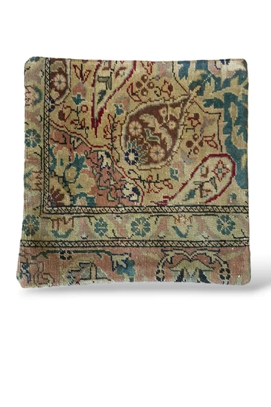 - Açılış Özel Fiyat Art Deco Bohem Halı El Dokuması Vintage Kırlent Minder 40x40cm 248 ürün görseli