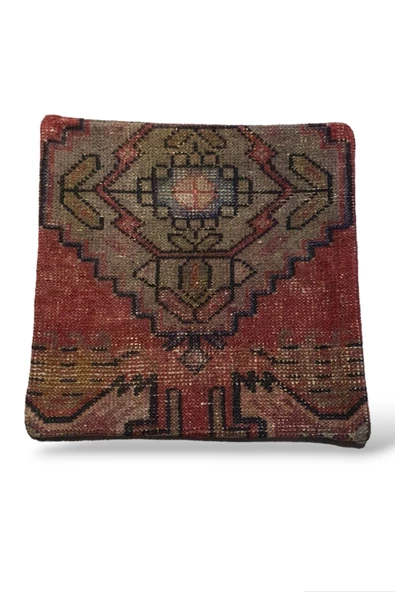 Art Deco Bohem Halı El Dokuması Vintage Kırlent Minder 40x40cm 198 ürün görseli