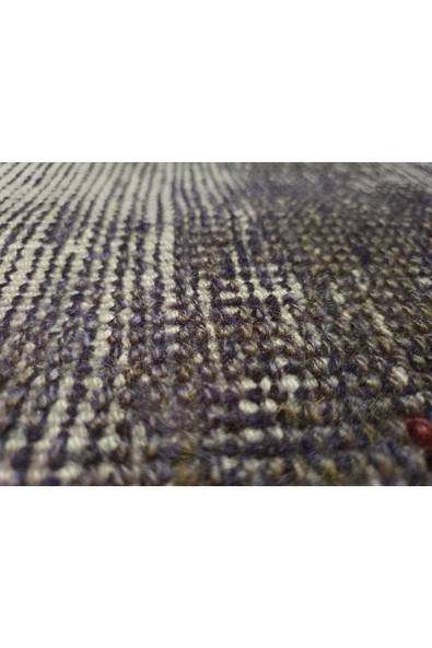 - Açılış Özel Fiyat Art Deco Bohem Halı El Dokuması Vintage Kırlent Minder 40x40cm 198 - Resim 5