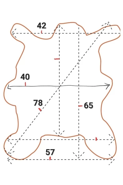 Hakiki Gerçek Deri Koyun Postu 57x65cm (100) '' Dana Inek Posteki Ev Dekorasyon Fikirleri - 2