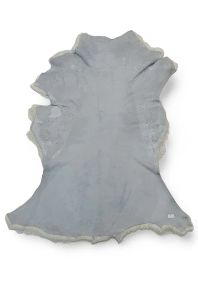 Art Deco Hakiki Deri Gerçek Koyun Postu 63x77cm (092) Posteki Inek Dana Halı Kilim Ev Dekor - 5