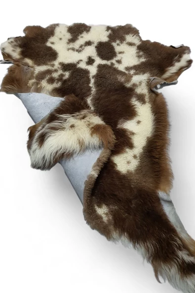 Art Deco Hakiki Deri Koyun Postu 64x58cm (054) Dana Inek Posteki Interior Design - 4