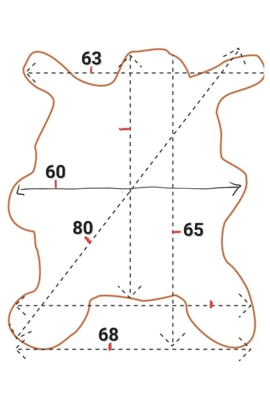 Hakiki Gerçek Deri Koyun Postu 65x68cm (91) '' Dana Inek Posteki Ev Dekorasyon Fikirleri - 2