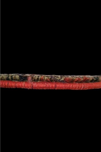 - Art Deco Otantik %100 Yün Halı Etnik Overloklu Bohem Nihale 20cm - 3