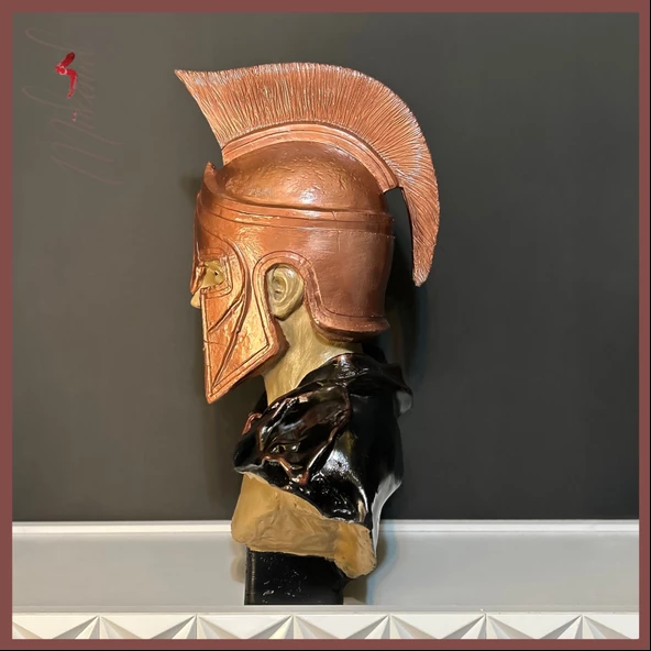 Spartacus (gladyatör büstü, kahraman figürü, lider heykeli, dekoratif savaşçı) Mukemel tasarımları - 3