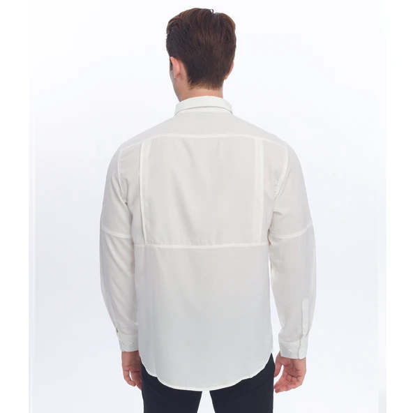 FreeCamp Novella Erkek Gömlek-BEYAZ - Resim 7