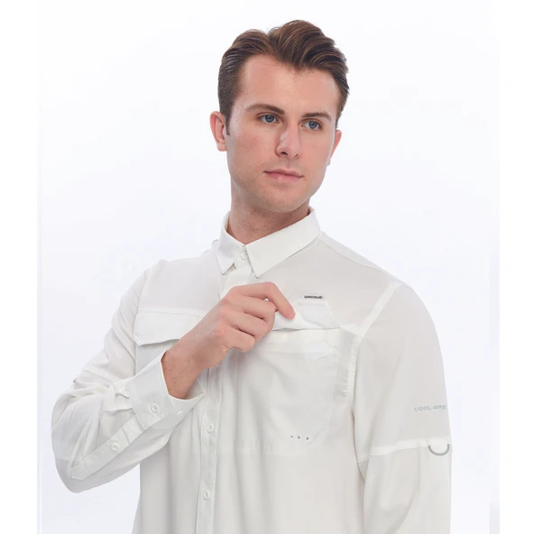 FreeCamp Novella Erkek Gömlek-BEYAZ - Resim 6