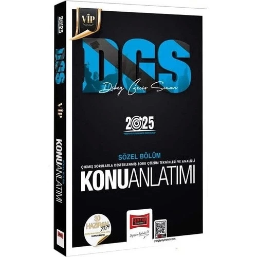 YARGI 2025 DGS VİP SÖZEL KONU ANLATIMI