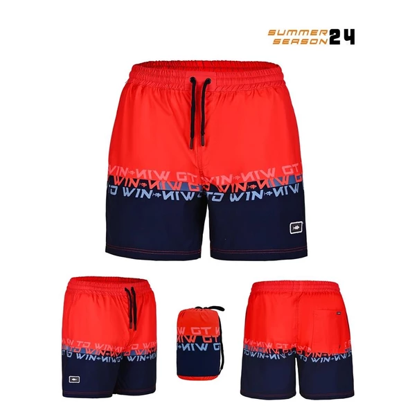 Fujin Pro Angler Short Mayo Scarlet Dark Navy