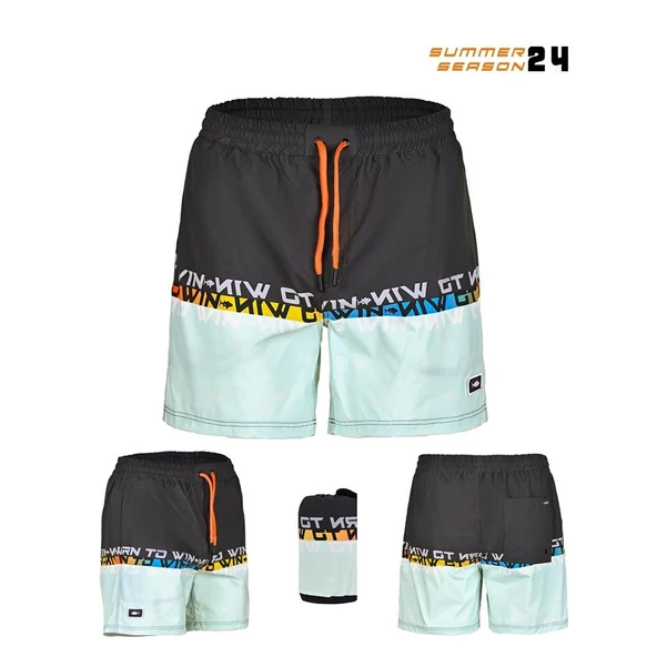 Fujin Pro Angler Short Mayo Anthracite Turquoise