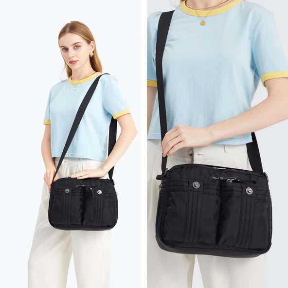 Smart Bags Bodybag Uniseks Omuz Askılı Çapraz Postacı Çanta 8713 - 4
