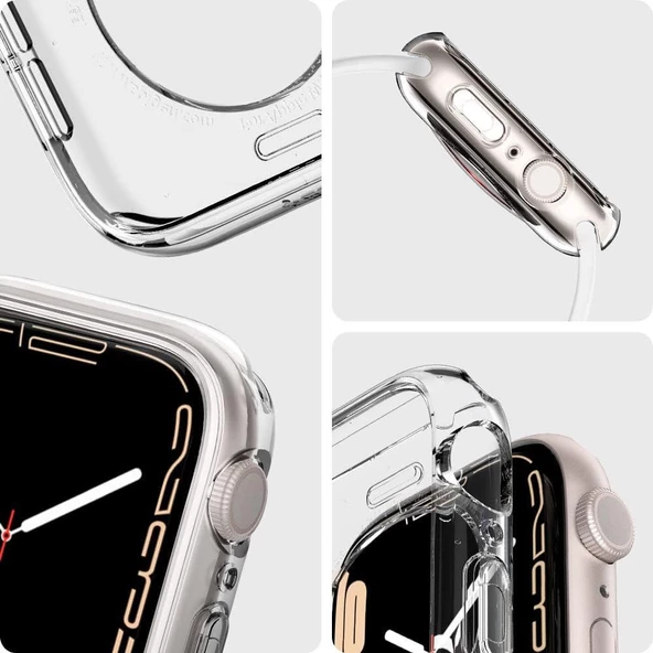 Spigen Apple Watch 41mm/40mm (Seri 9/8/SE2/7/6/SE/5/4) Kılıf Liquid Crystal Teşhir - 3