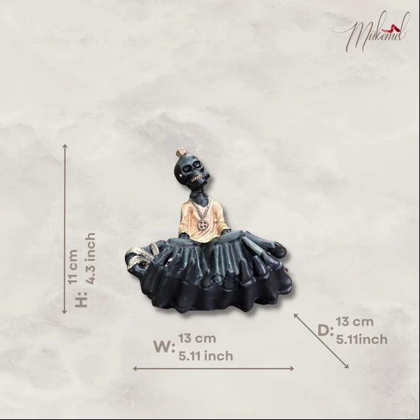 Yüksek ( iskelet heykel, el figürü, el yapımı tabak, dekoratif küllük ) Mukemel tasarımları - 2