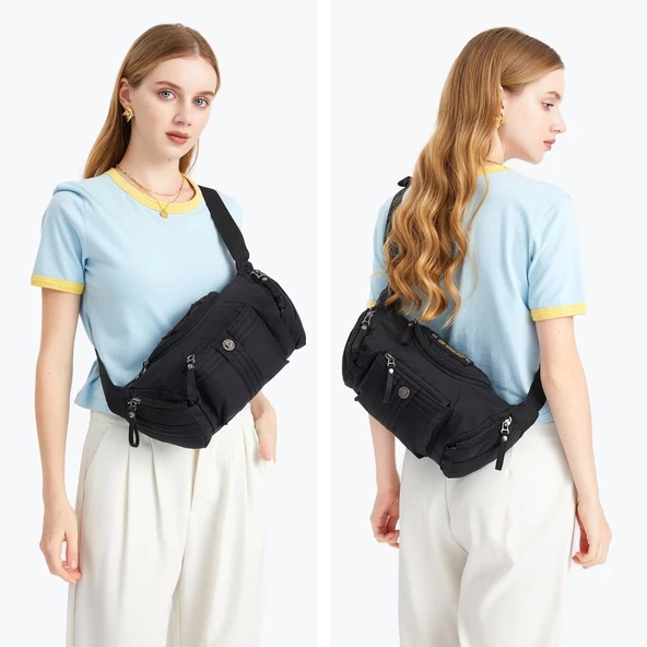 Smart Bags Bodybag Uniseks Omuz Askılı Çapraz Postacı Çanta 8719 - 4