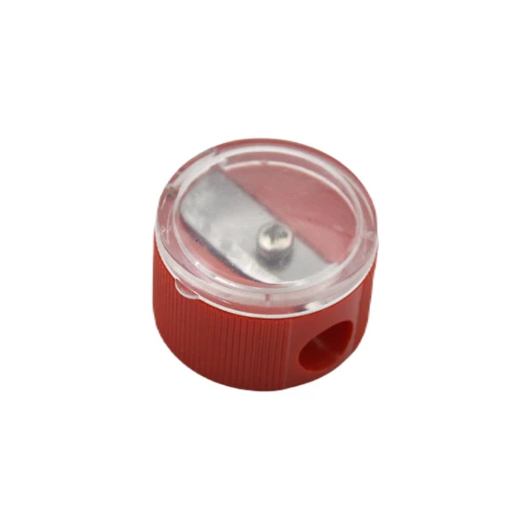 Ark Mercekli Plastik Yuvarlak Kalemtıraş 12 Adet Kod:547 - Resim 2