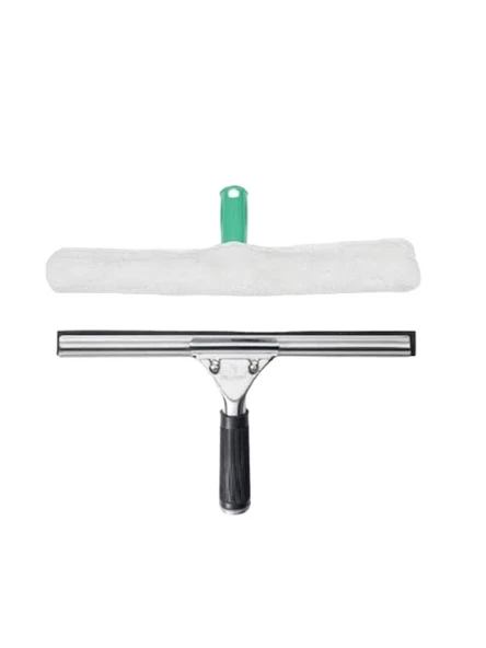 Profesyonel Pencere,cam,ayna Temizleme Seti,duş Ve Cam Için Cam Sileceği 35cm Çekçek,peluş 4lü Bez - 2