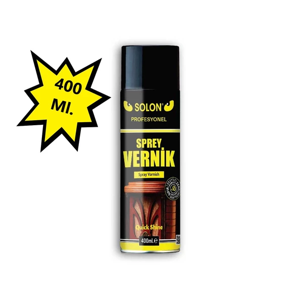 Profesyonel 400 ml Sprey Vernik 5 Adet - 2