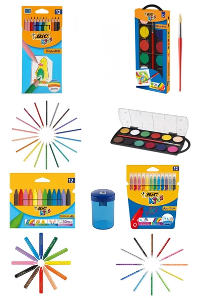 Bic Kırtasiye Seti 5 Parça - 1