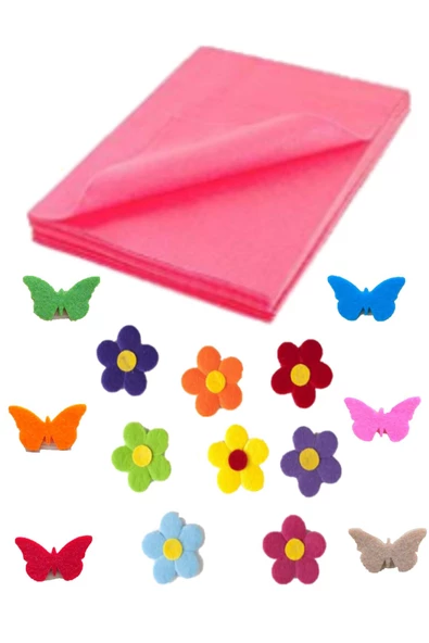 Keçe Pembe 50X200 Cm