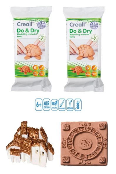 Creall Do & Dry Seramik Hamuru Toprak 2x1000gr