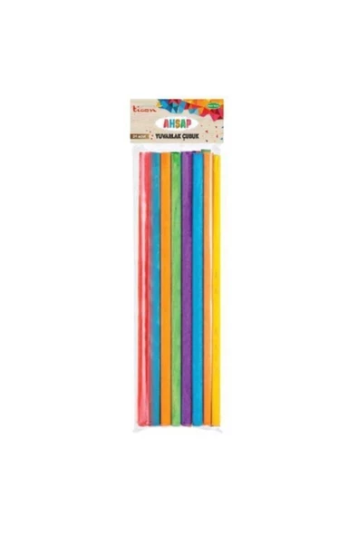 Yuvarlak Çubuk 24 Lü Renkli Büyük Boy -328590