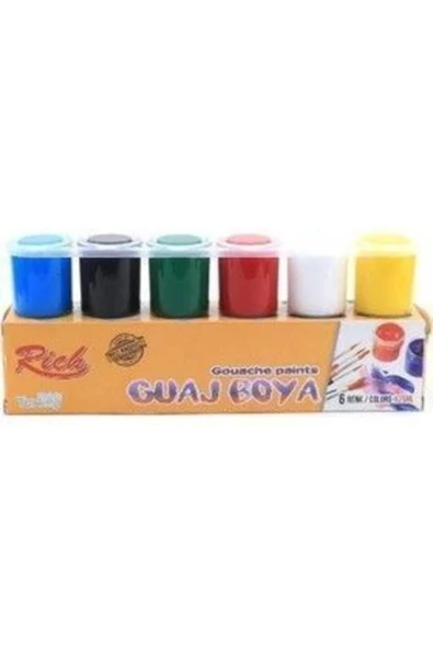 Guaj Boyası 6 Renk Set - 1