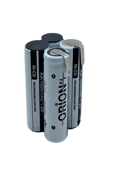 4.8v 1000mah Ni-cd Aa Şarjlı Vidalama Pili Kalem Pil Boyutunda ürün görseli 1