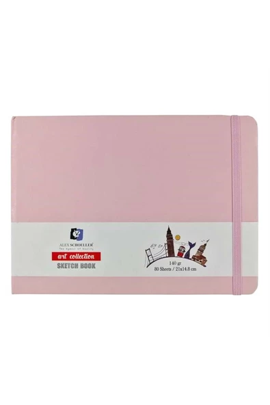 Art Collectıon 21x14,8 140 gr 80 Yaprak Pembe Alx-9550 ürün görseli 1