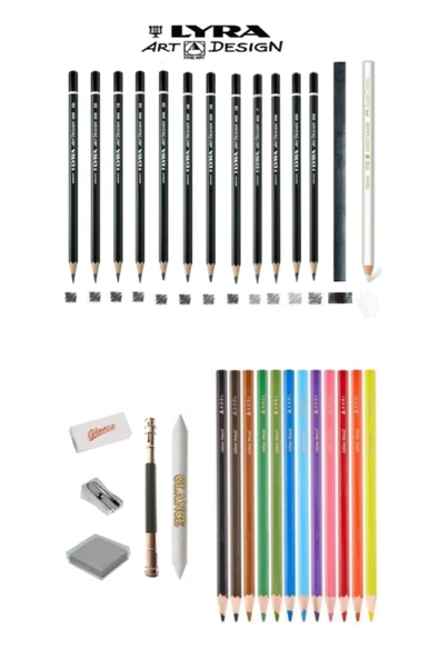 Alex Schoeller Drawing Eskiz Defteri Lyra Dereceli Kalem Bback 2 Katlı Eskiz Çantası - 5