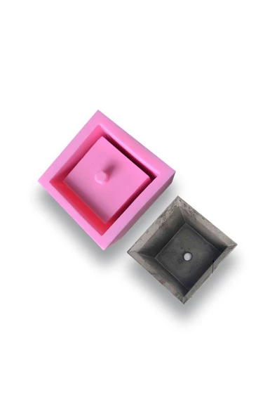 Beton Silikon Kalıbı 7,9 Cm X 7,9 Cm No:10 - 1
