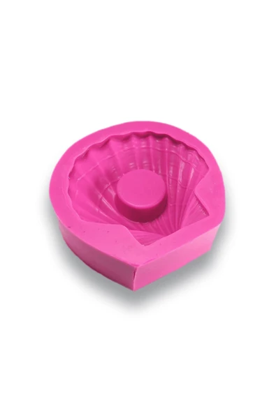 Beton Mumluk Inci Silikon Kalıbı 12,7 Cm X 12,2 Cm X 3 Cm No:31 - 1