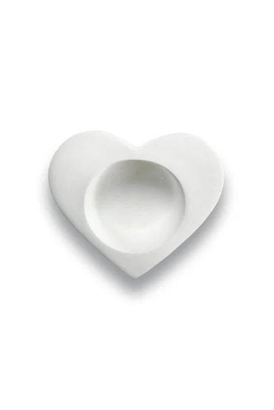 Beton Mumluk Kalp Silikon Kalıbı 8,3 Cm X 7 Cm X 3 Cm No:34 - Resim 3