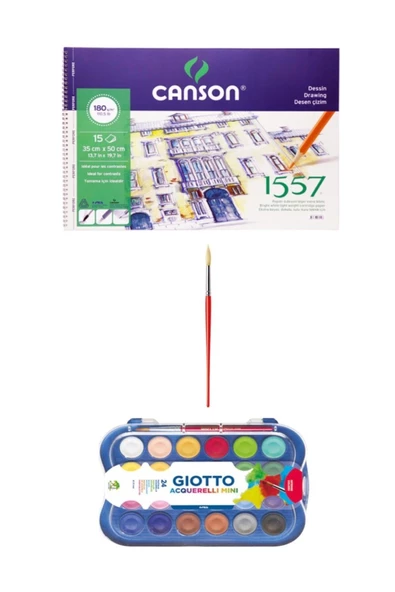 Canson Sulu Boya Defteri Sulu Boya Seti ürün görseli 1