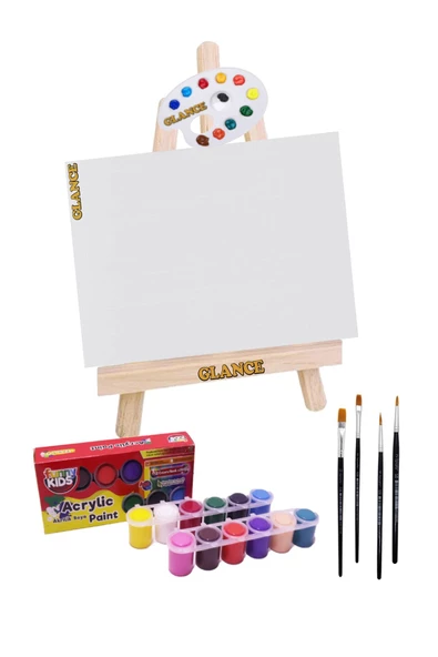 Rich Funny Kids 25 Ml Akrilik 12 Li 25x35 Tuval Masaüstü Şövale Seti ürün görseli 1