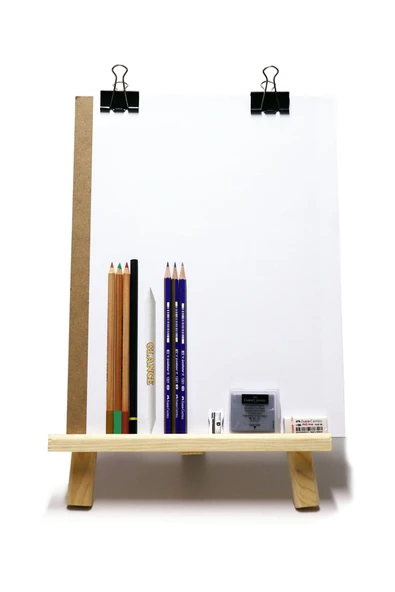 Karakalem Eskiz Çizim Seti Masaüstü Şövale Duralit Kömür Kalem Dağıtıcı Kalem ürün görseli 1