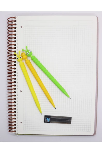 Tırtıl ve Ördek Başlıklı 0.7 mm Versatil Kalem Seti 3 lü Tombow Mono Lead 0.7 mm ürün görseli 1