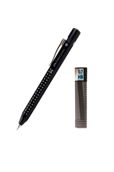 Faber Castell Grip 2011 Versatil Kalem 0.7mm Siyah 07 Tombow Uç Set ürün görseli 1