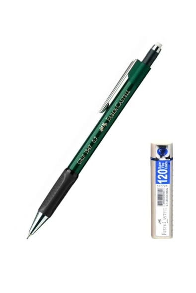 Faber-castell Grip Iı Mavi 0.7 Mm Versatil Kalem Faber-castell Grip Min 0.7 2b 60mm 120'li Yeşil Tüp - 1