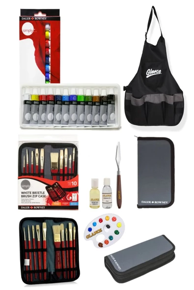 Profesyonel Daller Rowney Yağlı Boya Gereçleri ürün görseli 1