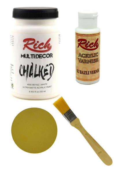 Multi Decor Chalked Beyaz 250 Cc Boyama Seti ürün görseli 1