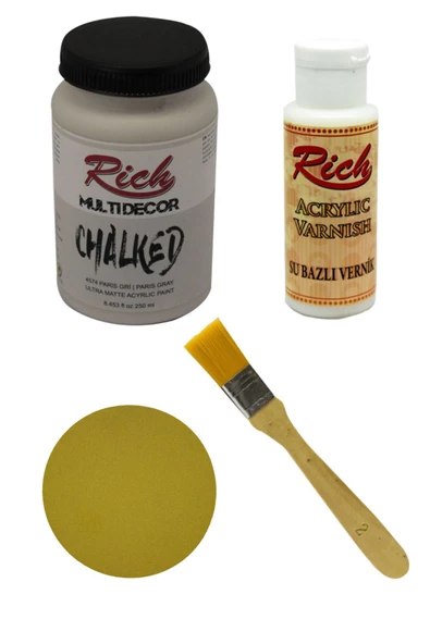 Multi Decor Chalked Paris Gri 250 Cc Boyama Seti ürün görseli 1