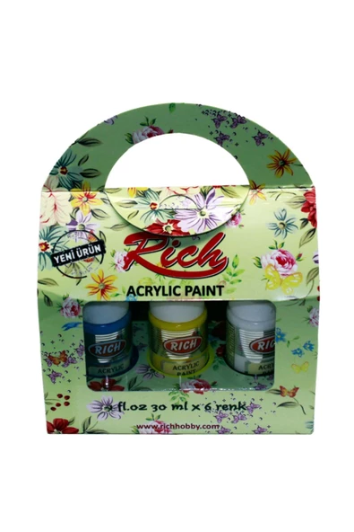 Akrilik 030 Cc 6'lı Set ürün görseli 1