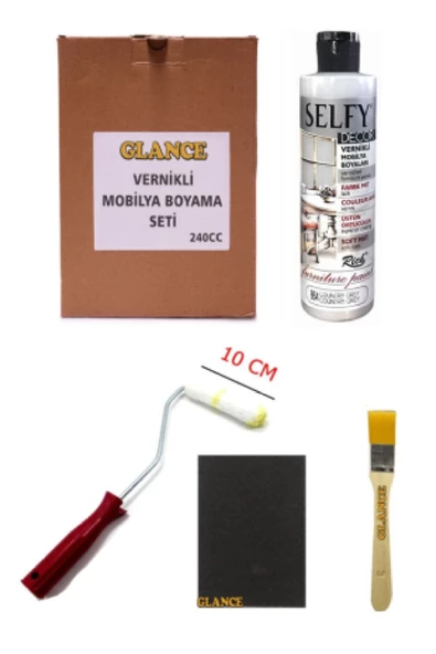 Selfy Decor 240 cc Country Grey Kendinden Vernikli Mobilya Boyama Seti ürün görseli 1