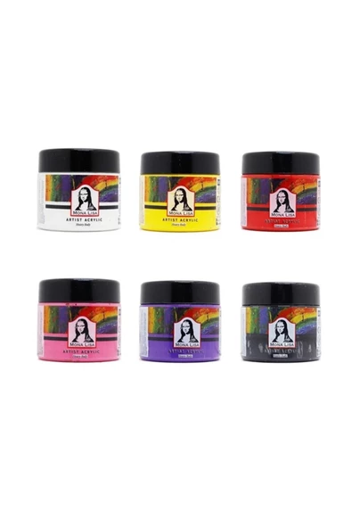 Südor Mona Lisa Artist 125 Ml Akrilik Boya 6'lı Set ürün görseli 1