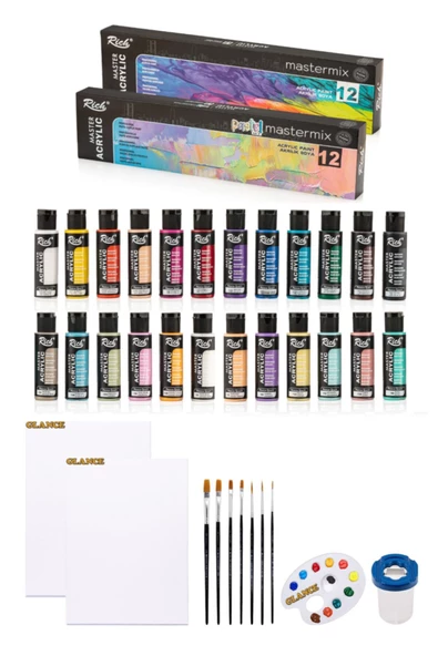 Master Mix 60 cc Akrilik 12 li ürün görseli