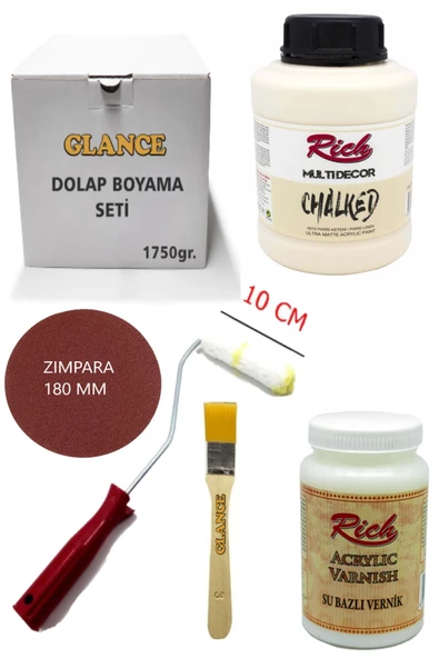 Rich Multi Decor Chalked Paris Keteni 1750 Gr Dolap Boyama Seti - 1