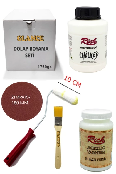 Rich Multi Decor Chalked Kardelen 1750 Gr Dolap Boyama Seti