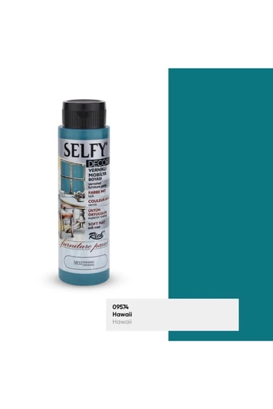 Rich Selfy Decor 500 Cc Hawai Kendinden Vernikli Mobilya Boyama Seti - Resim 2