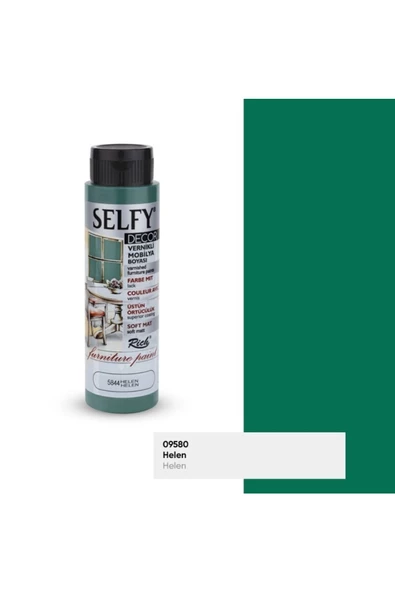 Rich Selfy Decor 500 Cc Helen Kendinden Vernikli Mobilya Boyama Seti - Resim 2