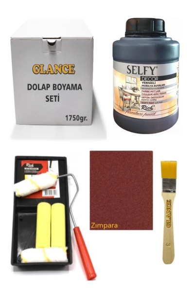 Rich Selfy Decor Kendinden Vernikli Boya 1250cc Siyah Genel Amaçlı Boyama Seti ürün görseli 1